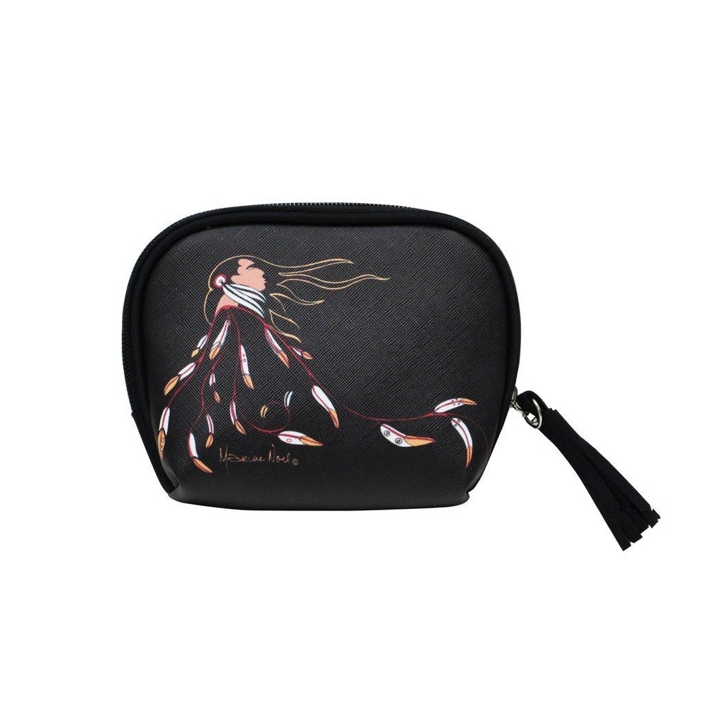 COSMETIC BAG SMALL- EAGLE'S GIFT BY MAXINE NOEL Indigenous Artwork